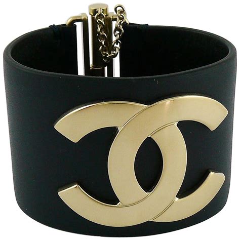 chanel leather cuff bracelet|chanel inspired cuff bracelet.